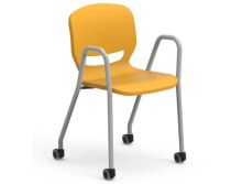 chaise-ergos-roulettes-accoudoirs